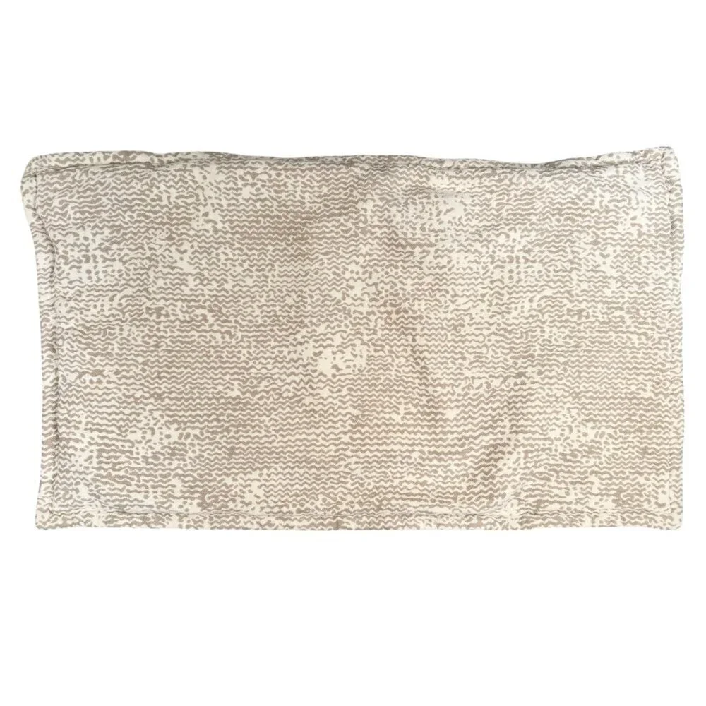 Crate & Barrel Brice King Sham Patterned